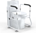 Verstelbaar toilet veiligheidsframe en handgrepen