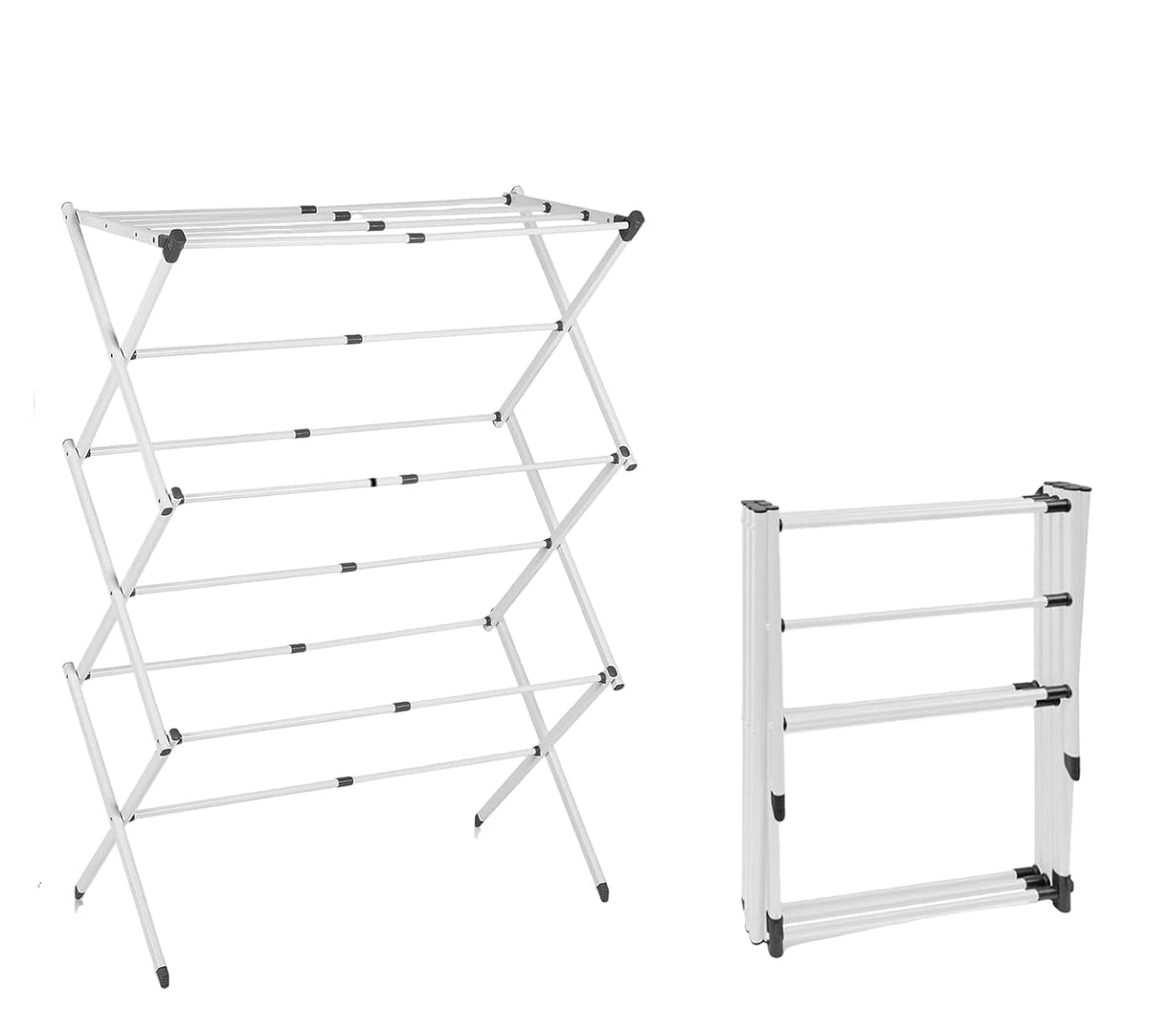3-laags opvouwbare kledingdroogrek