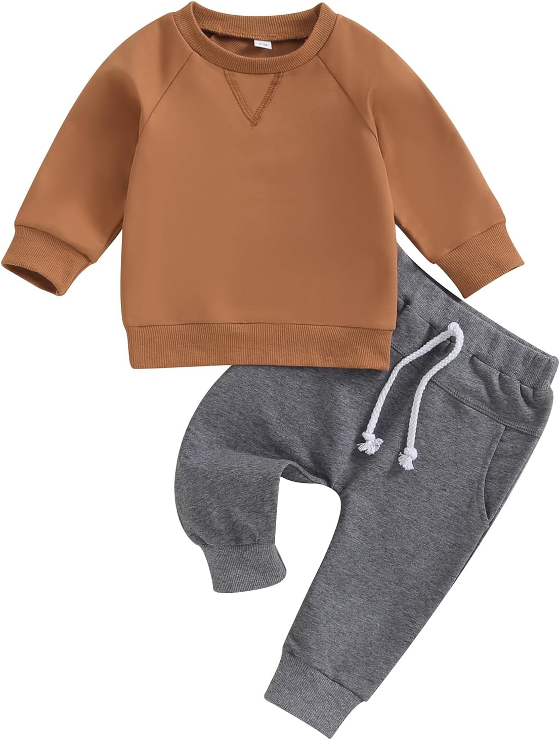 Baby jogger set winter – contrast sweatshirt en broek
