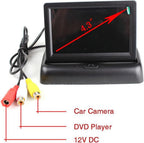 Draadloze achteruitrijcamera met 4,3" (10,9 cm) lcd-monitor