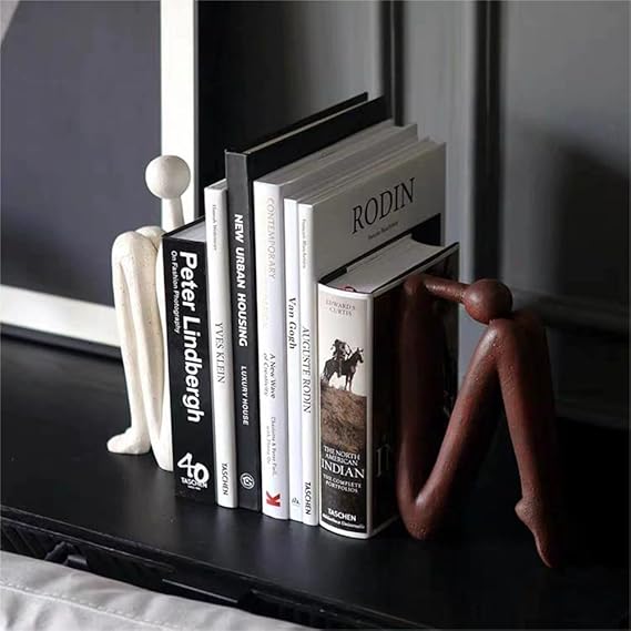 Artistieke boekensteun voor stijl & structuur