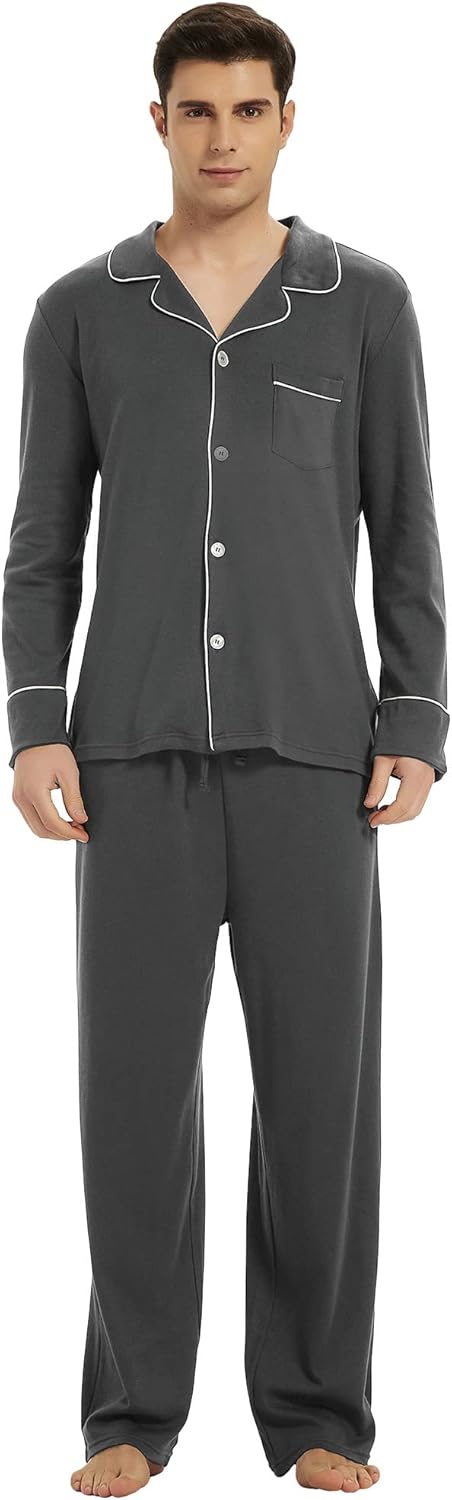 Katoenen heren pyjama