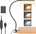 77 LED bureau klem lamp met USB voeding & flexibele gooseneck