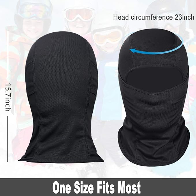 Lichtgewicht skimasker met uv-bescherming