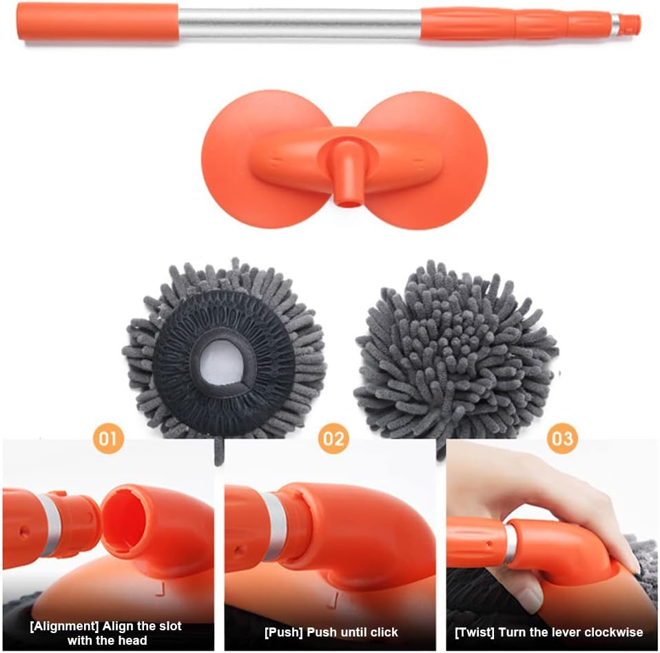 Auto wasmaatje – uittrekbaar, telescopisch en verstelbaar