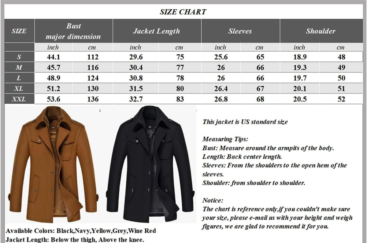 Heren winterblazer