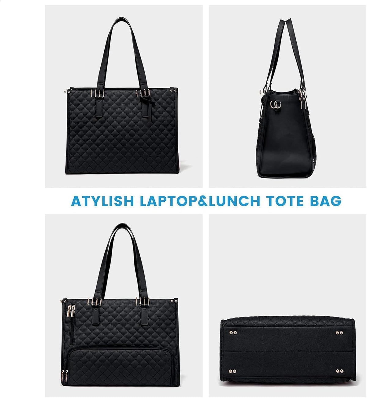 2-in-1 geïsoleerde lunch- en laptoptas voor werk en reizen