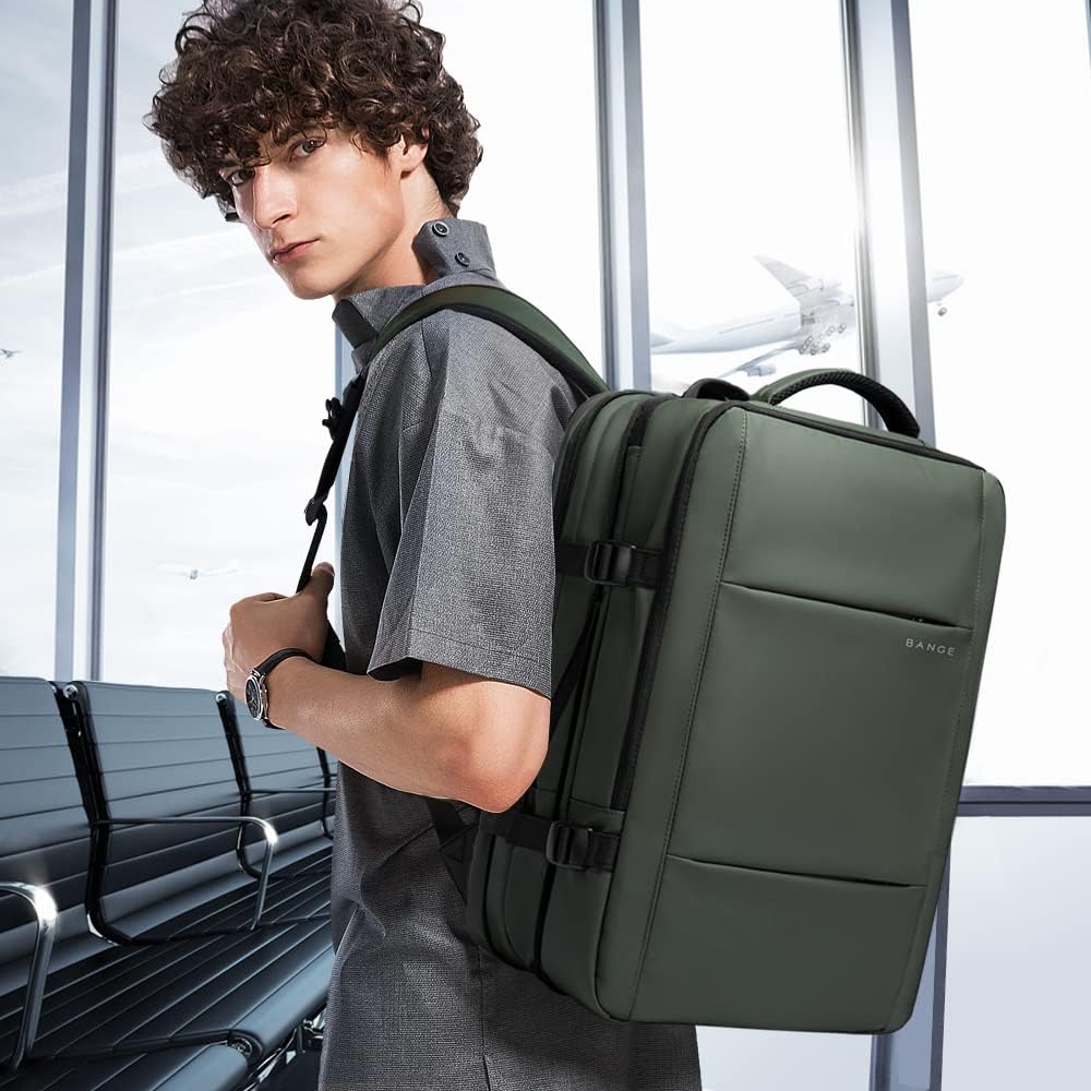 Uitbreidbare 26–45L reisrugzak met laptopvak & zijhandvat