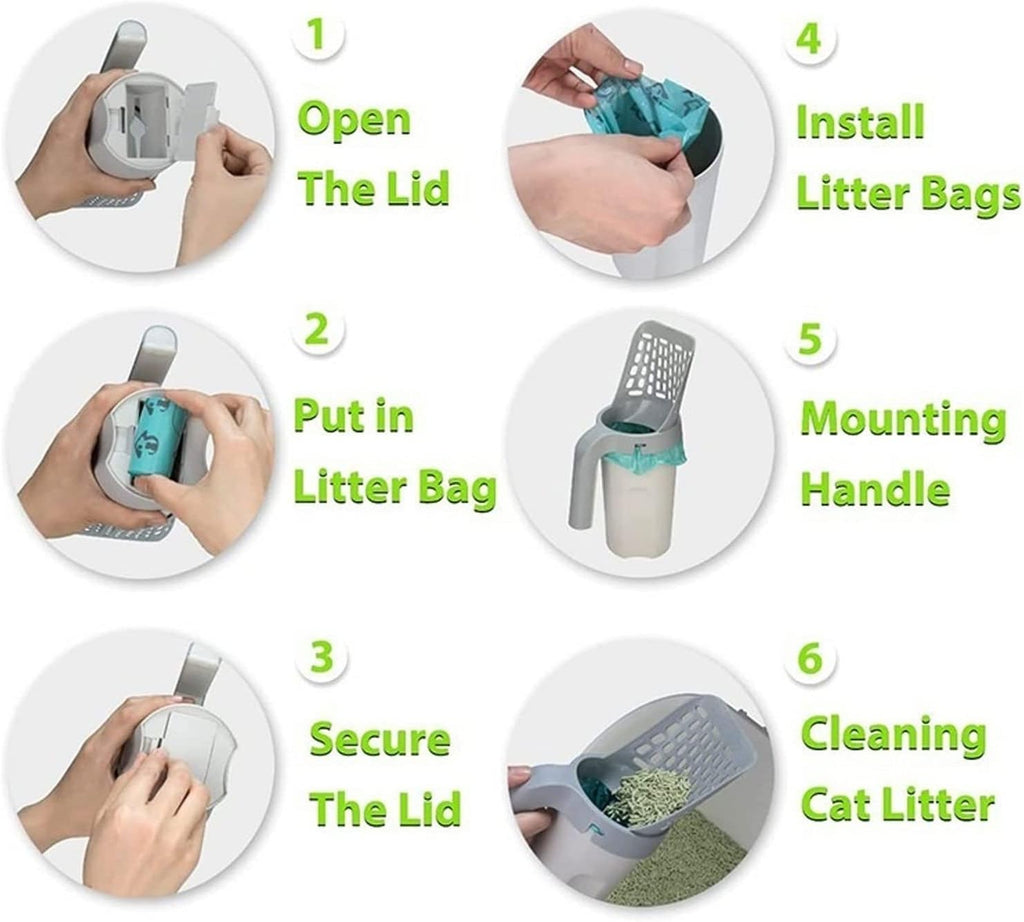 Kattenbakschep met zeef KittyCleaner
