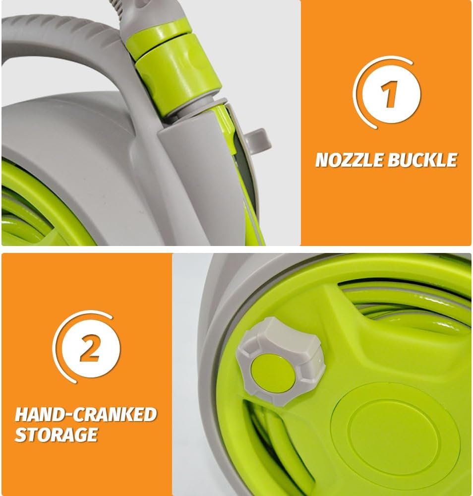 Compacte tuinslanghaspel set met 15m slang — afbeelding 19