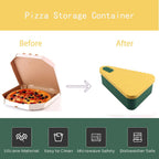 Herbruikbare pizza-opslagcontainer met 2 schalen