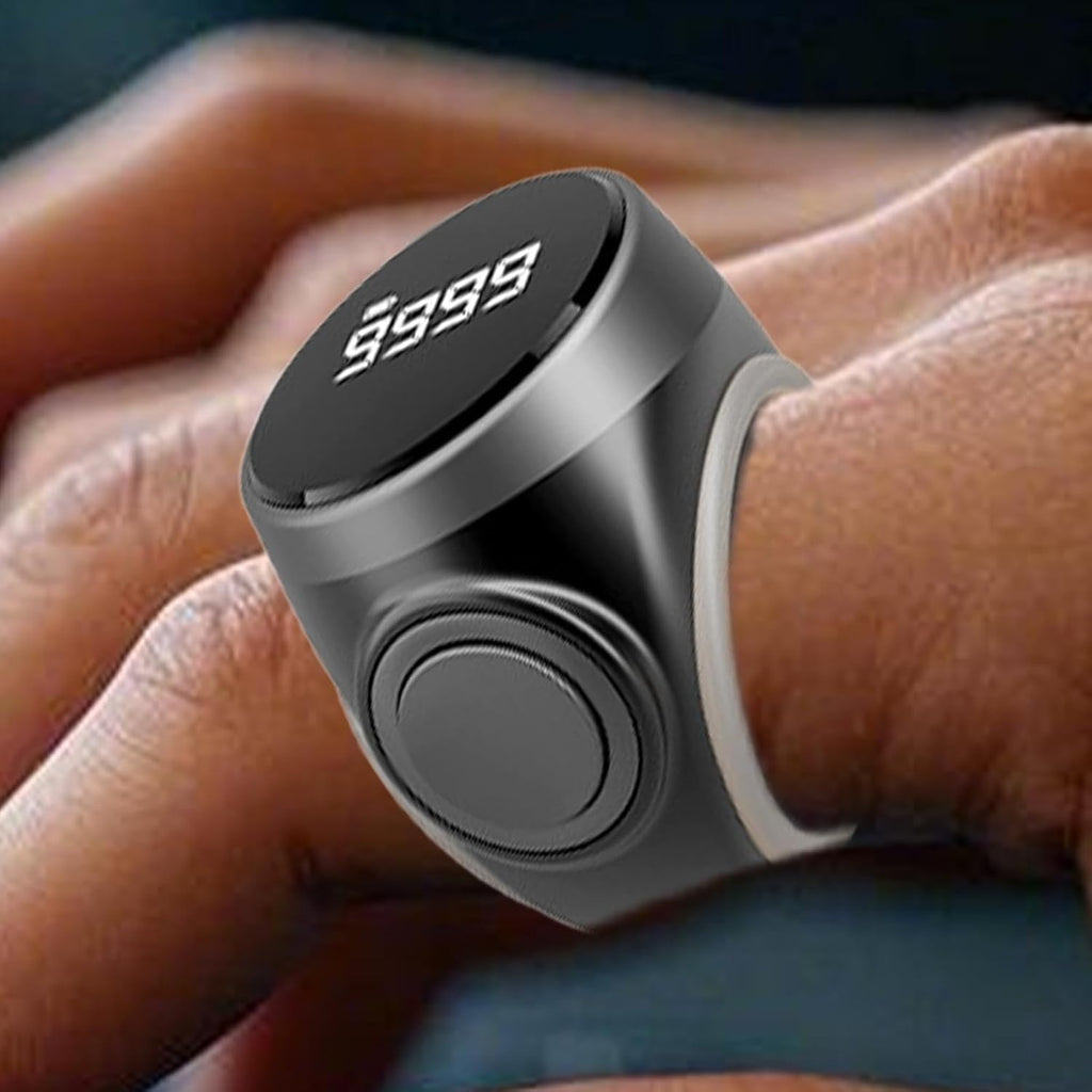 4-Cijferige oplaadbare digitale vingertellerring