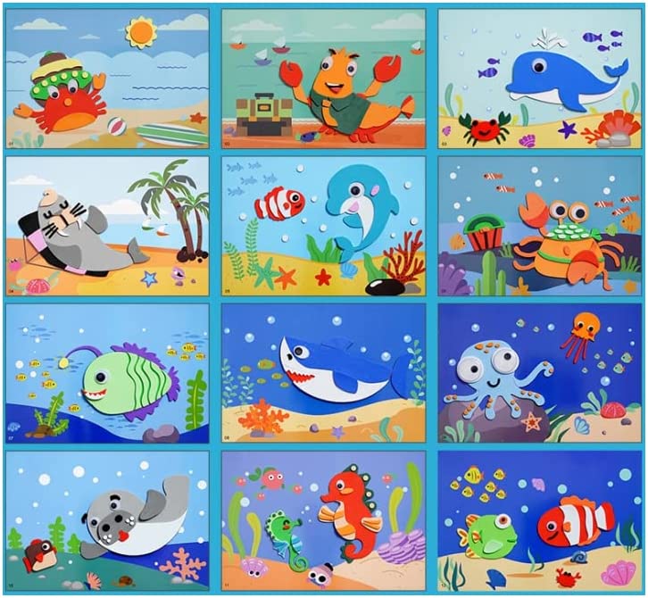3D foam sticker puzzel