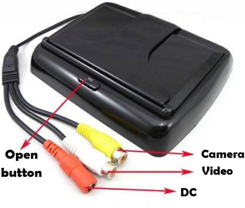 Draadloze achteruitrijcamera met 4,3" (10,9 cm) lcd-monitor