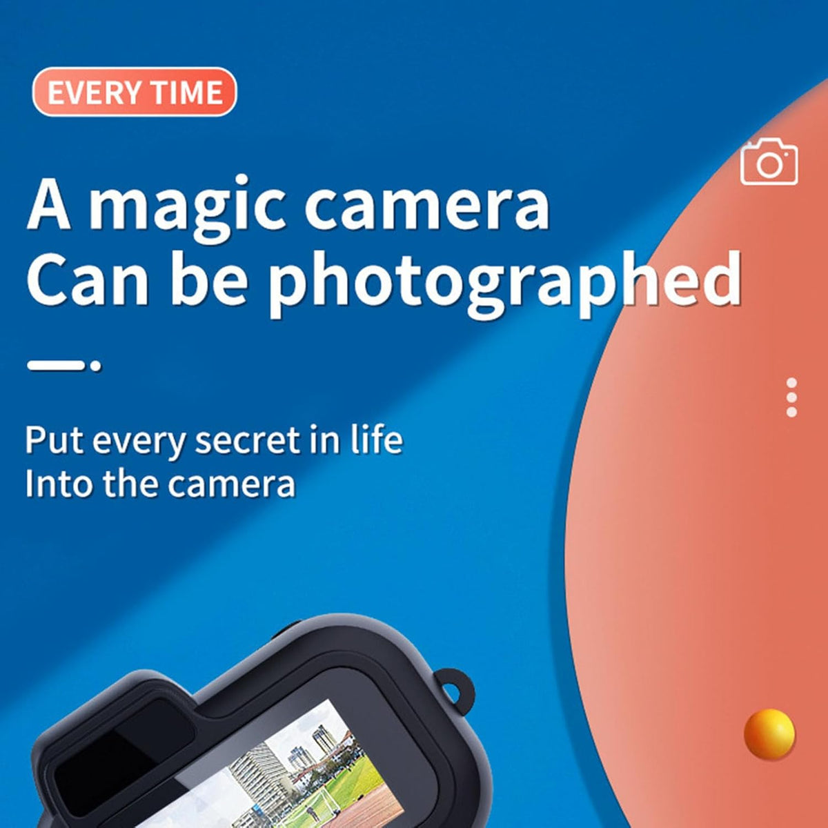 Mini digitale camera 1080P kleuren scherm en 100 minuten batterij