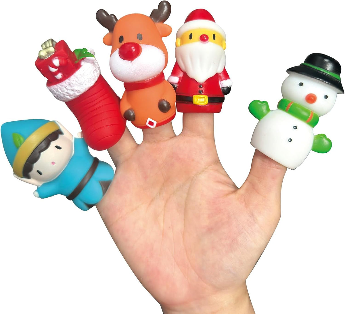 Kerst vingerpoppen set
