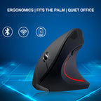 Oplaadbare ergonomische verticale draadloze muis