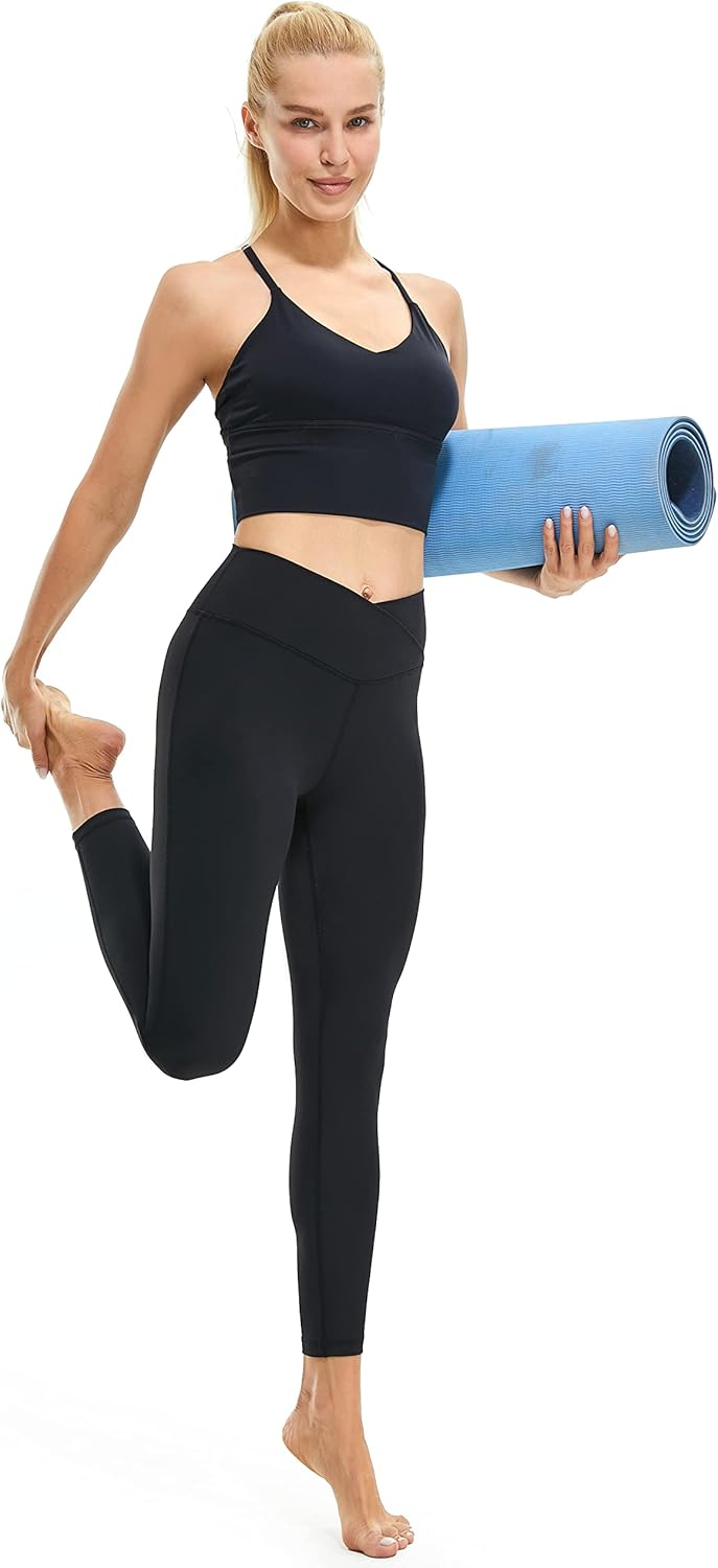 Flared yoga leggings