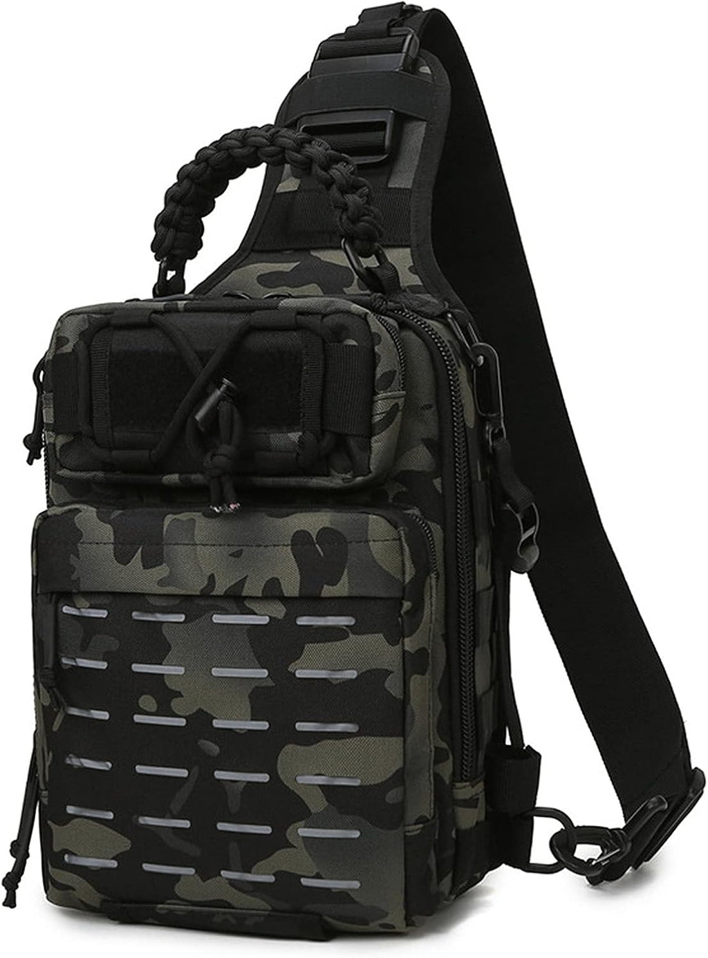 Visslingtas met multi-pocket aasopslag