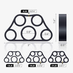 Set van 4 handtrainers