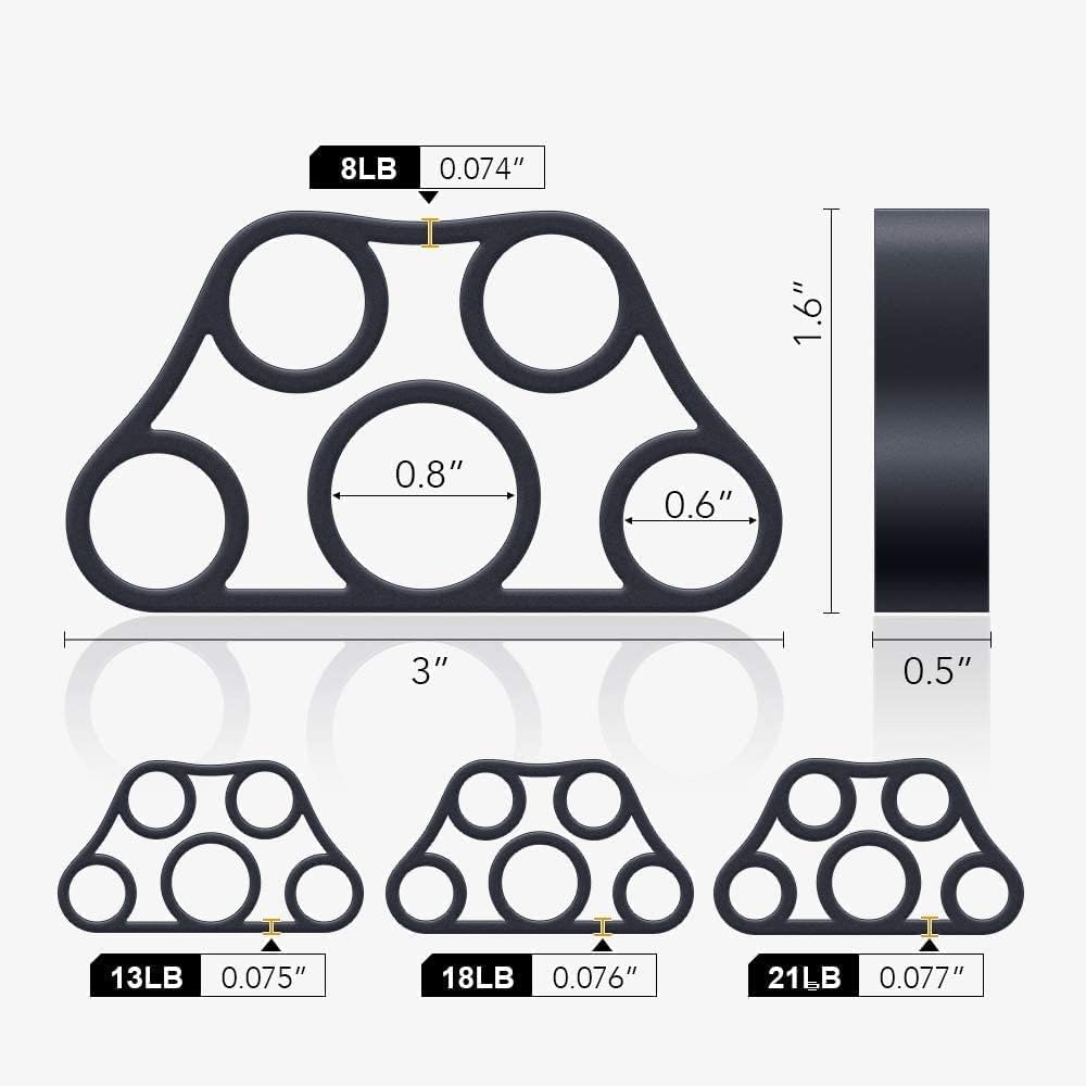 Set van 4 handtrainers