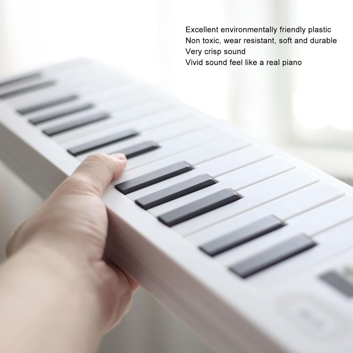 61-toets opvouwbare digitale piano met opname- en afspeelfunctie