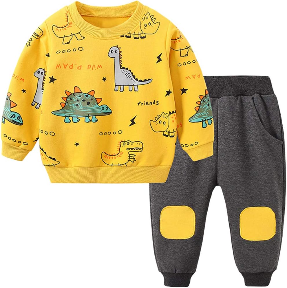 Kinderset: dinosaurus print jongens kledingset