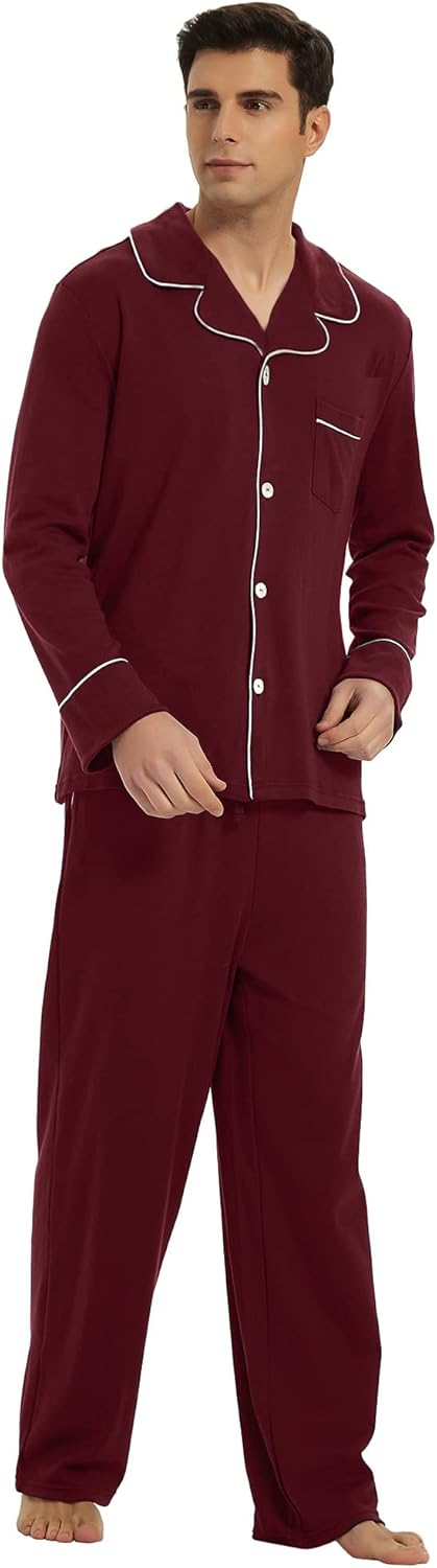 Katoenen heren pyjama