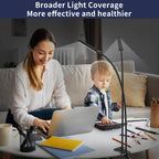 77 LED bureau klem lamp met 70cm flexibele hals