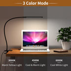77 LED bureau klem lamp met USB voeding & flexibele gooseneck