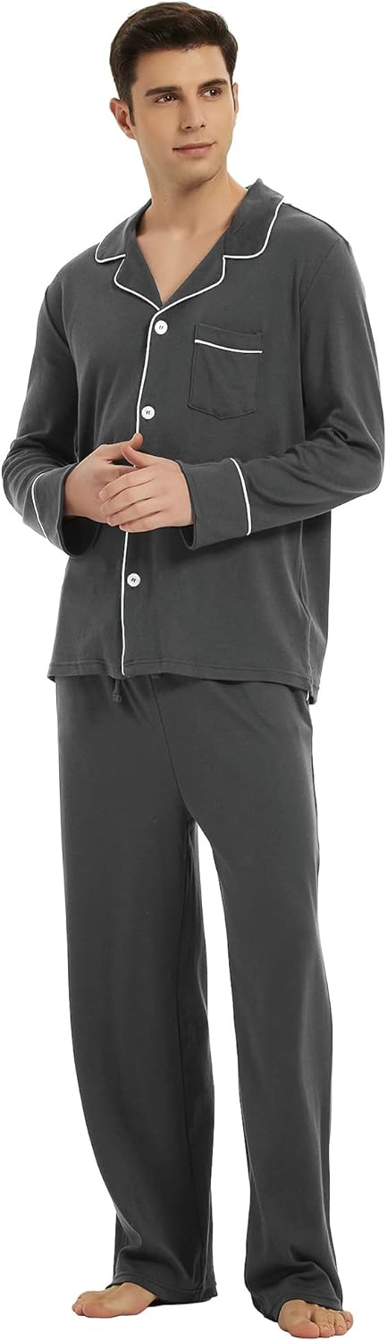 Katoenen heren pyjama