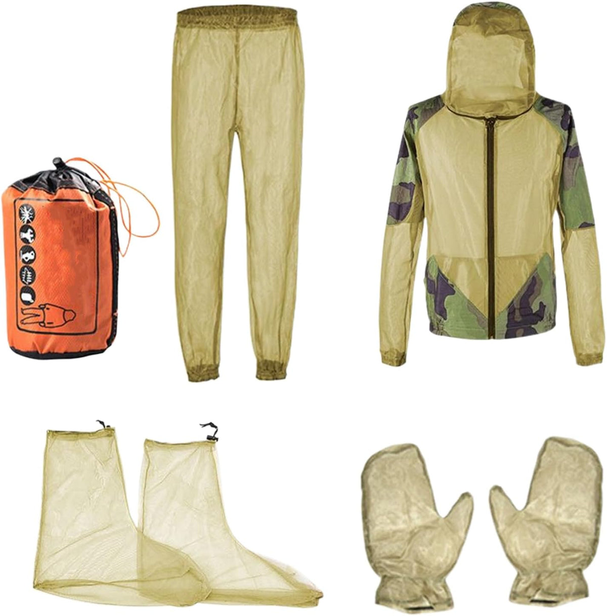 Beschermende vliegpak met jacket, broek en handschoenen — afbeelding 1