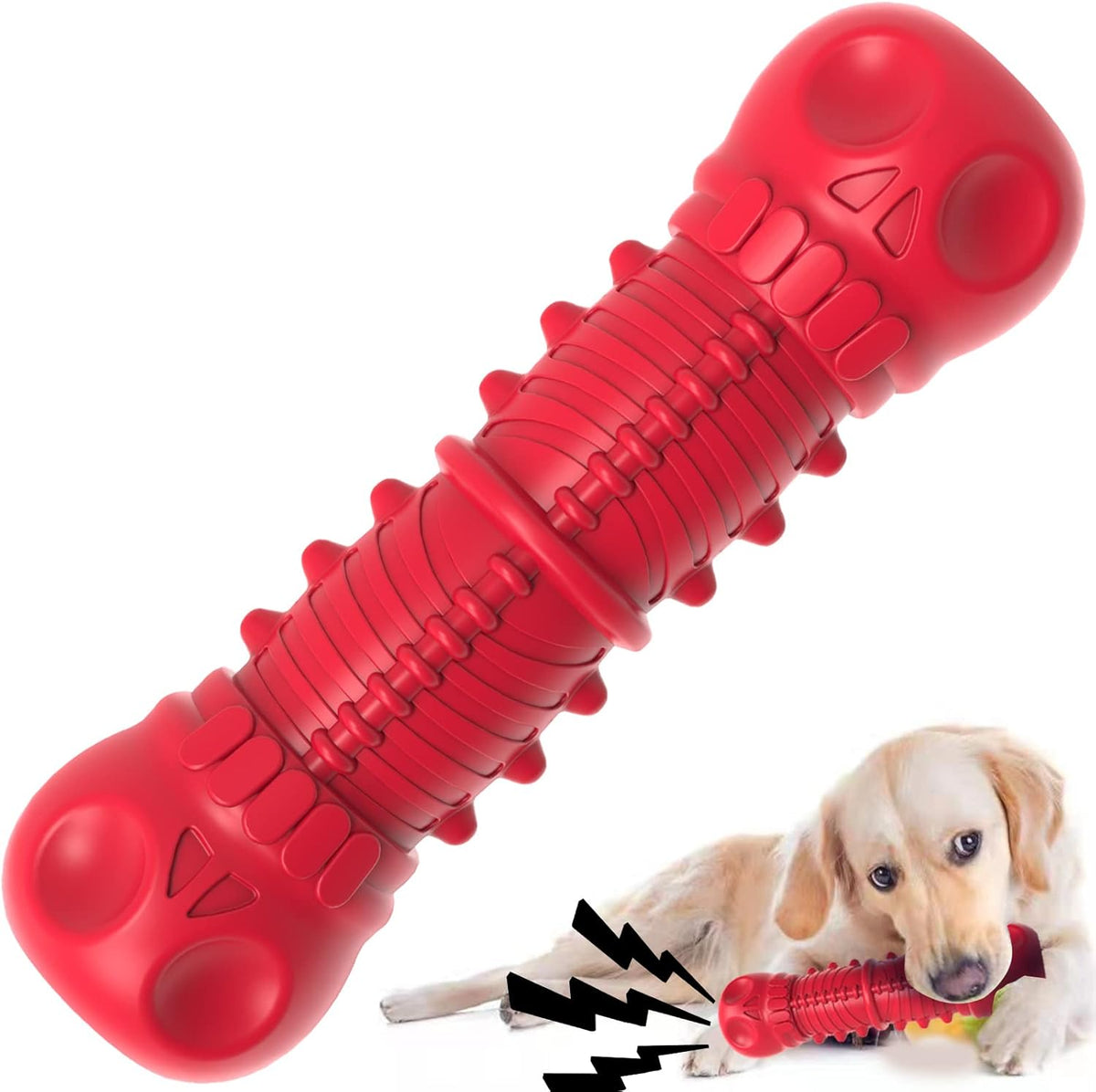 Rubberen kauwspeeltje voor honden