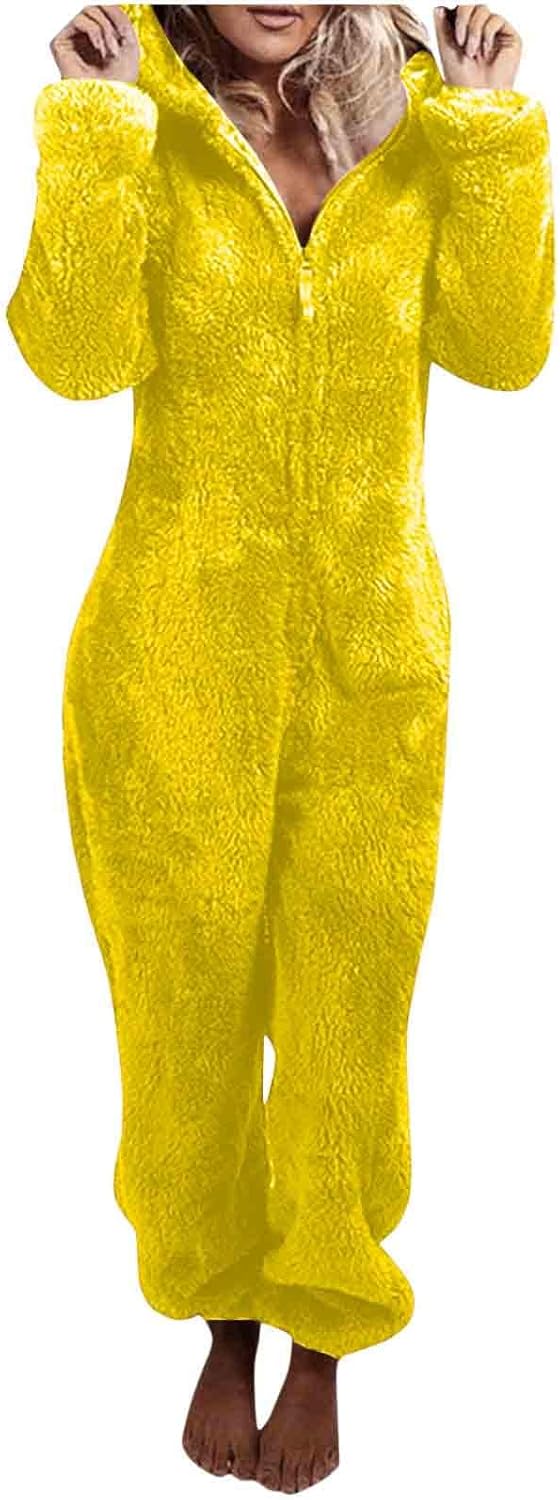 Sherpa Fuzzy Onesie met Capuchon