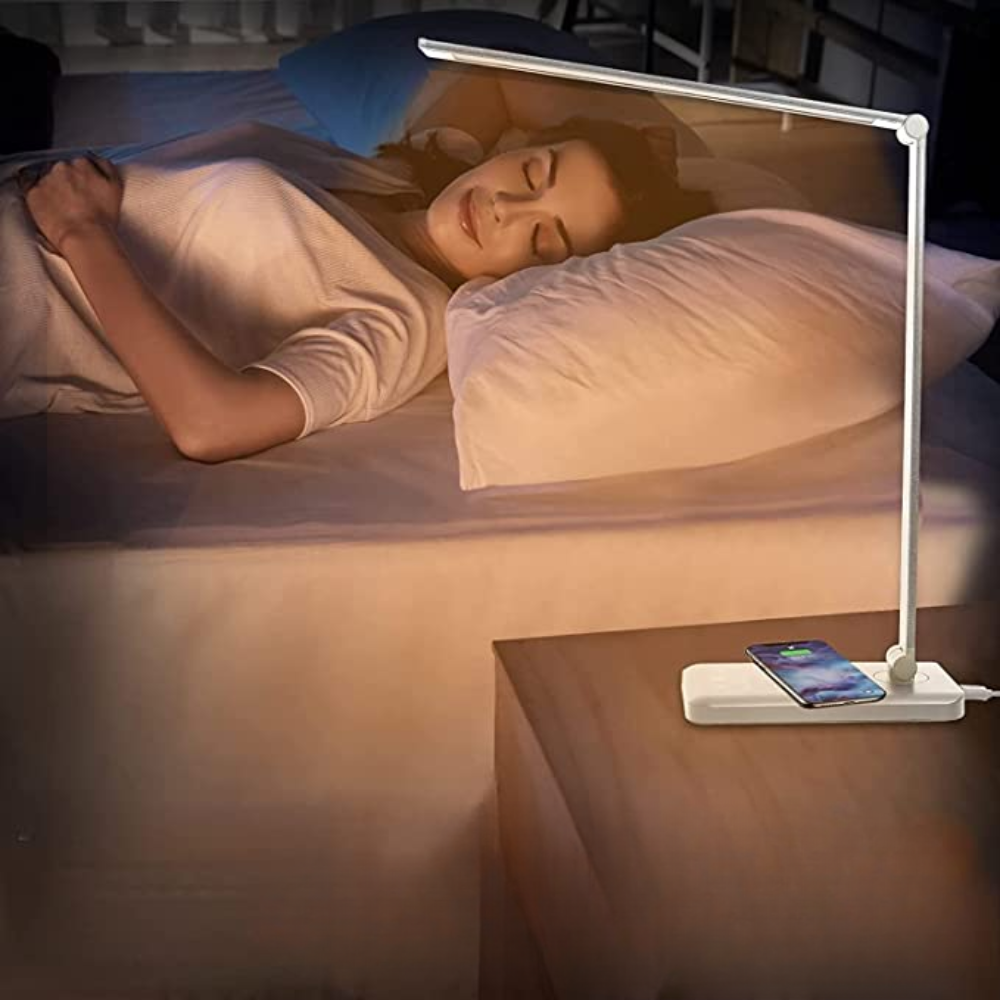Instelbare LED bureaulamp met USB oplaadpoort