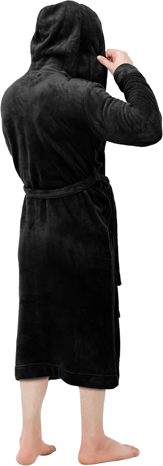 Heren fleece badjas