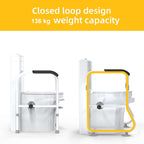 Verstelbaar toilet veiligheidsframe en handgrepen