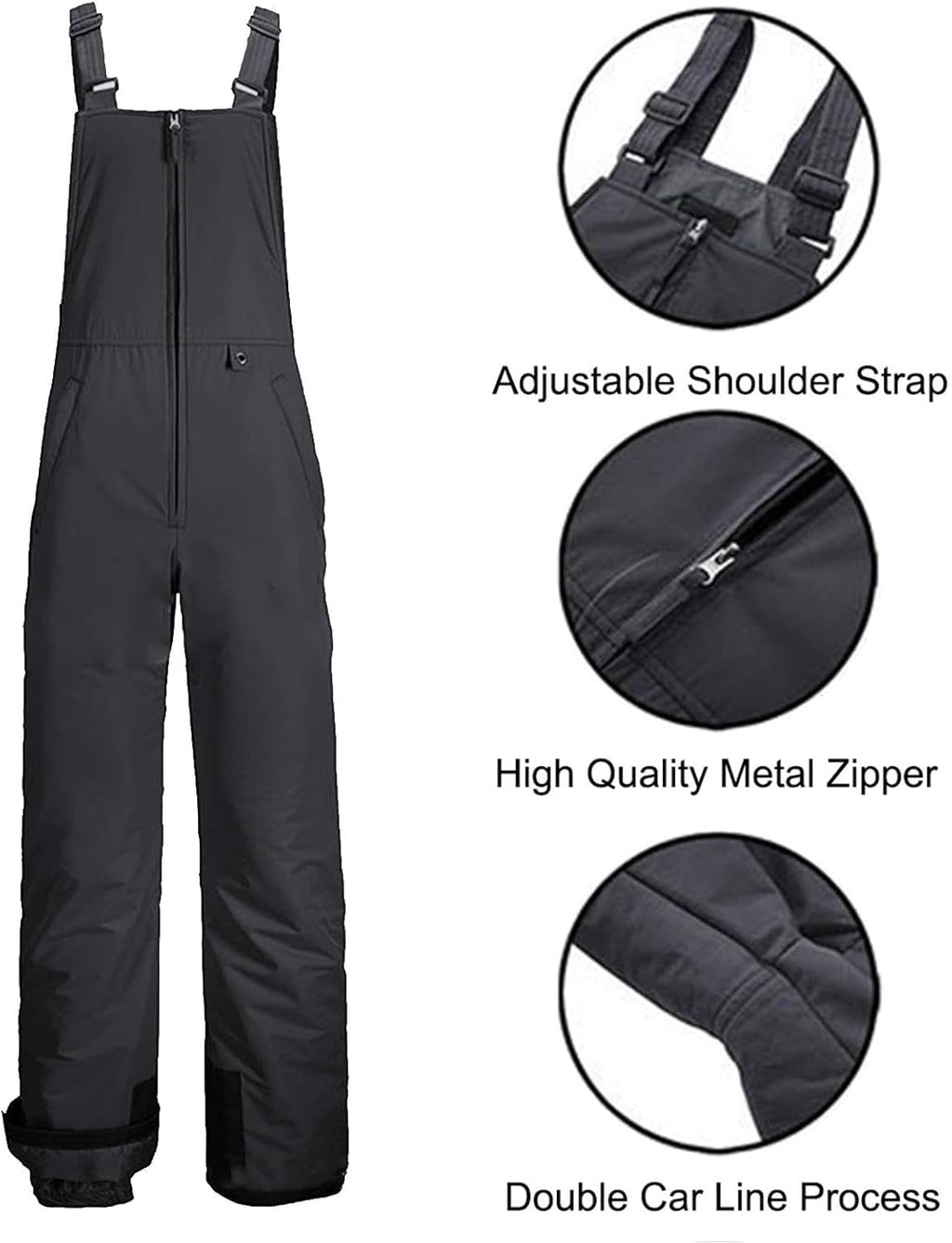 Geïsoleerde snowboard overalls