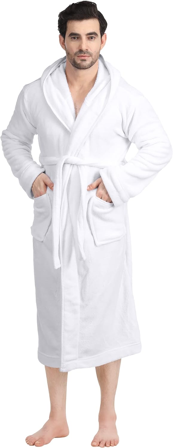 Heren fleece badjas