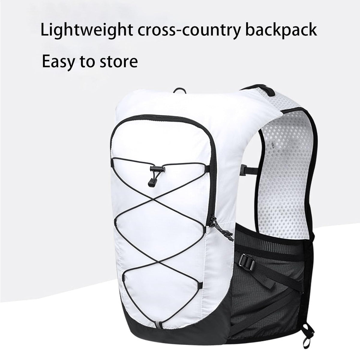Hardloopvest rugzak – lichtgewicht hydratatiepakket voor trail & fietsen