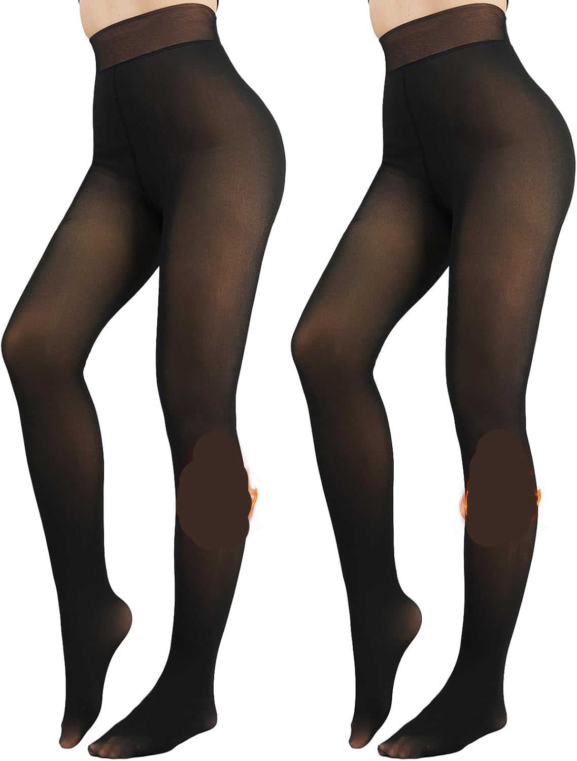 Fleecegevoerde panty