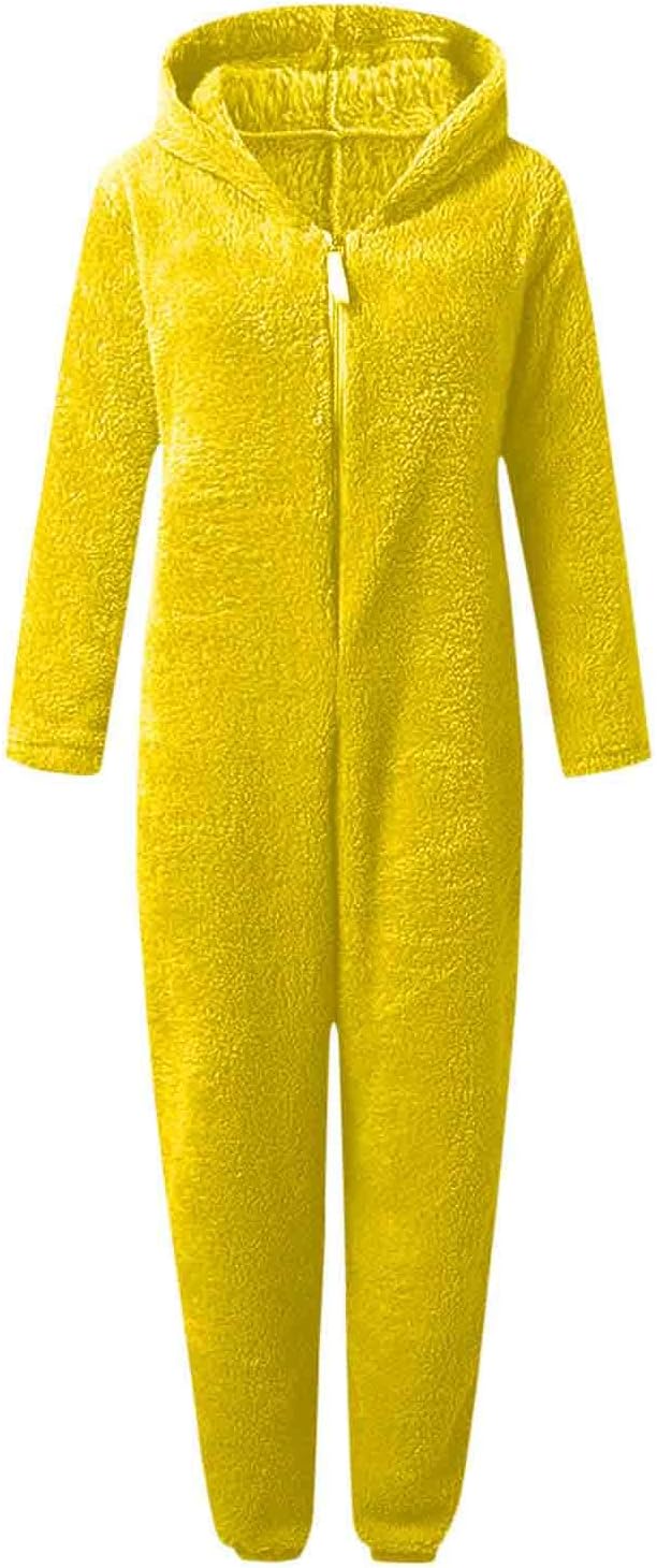 Sherpa Fuzzy Onesie met Capuchon
