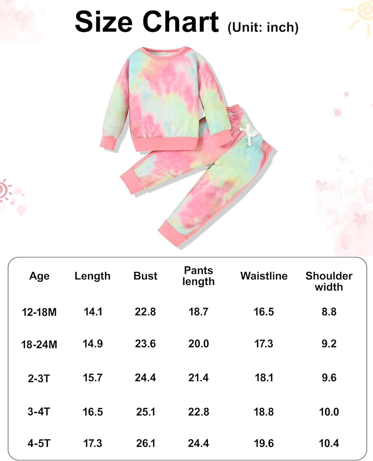 Warme baby sweater set voor meisjes