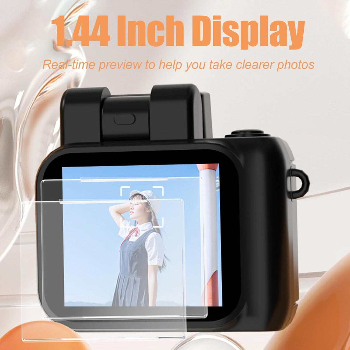 Mini sleutelhanger digitale camera met 1080P video en retro ontwerp