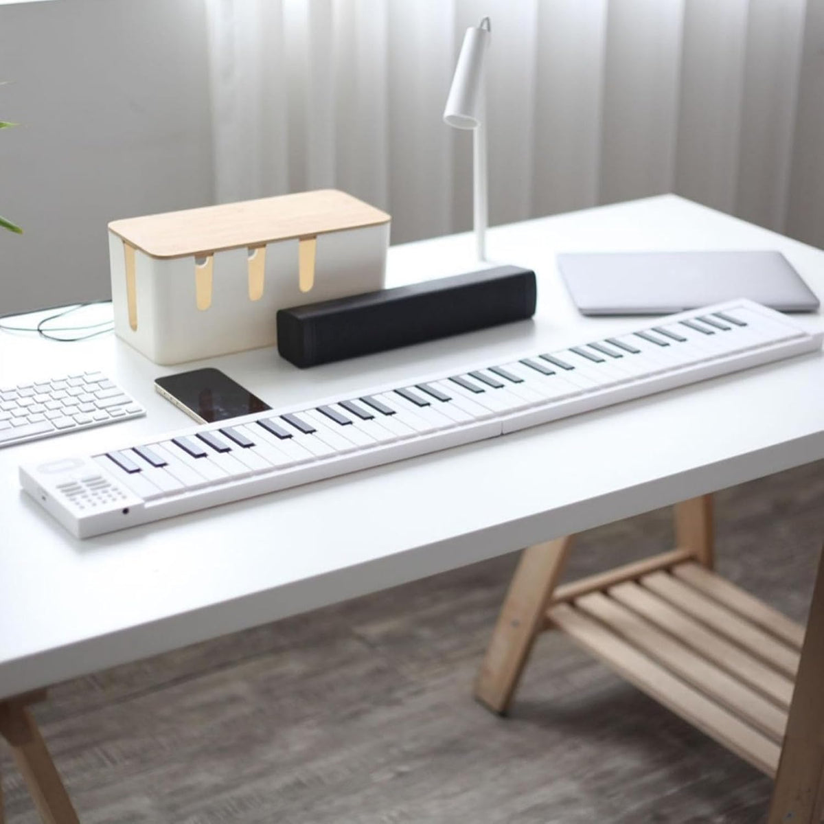 61-toets opvouwbare digitale piano met opname- en afspeelfunctie