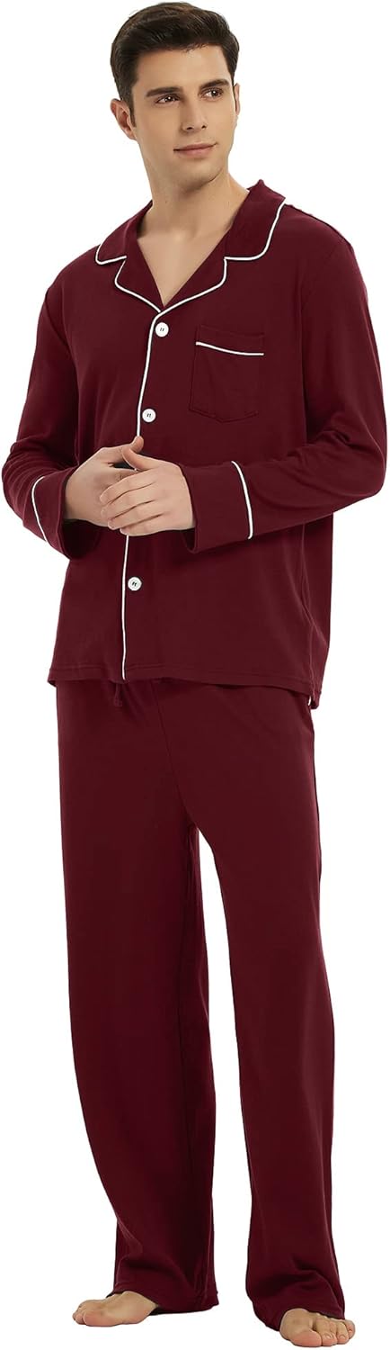 Katoenen heren pyjama