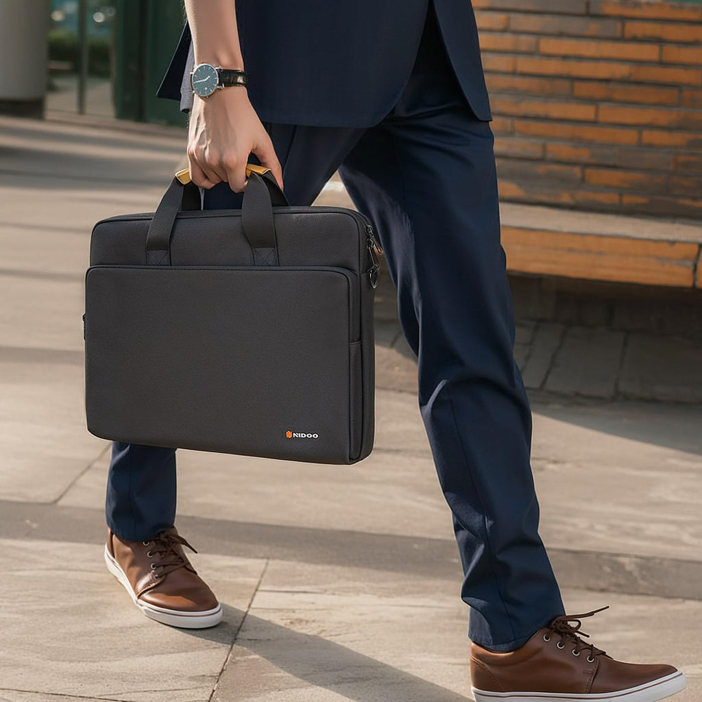 Schoudertas voor laptops met 360° beschermende voering — afbeelding 17