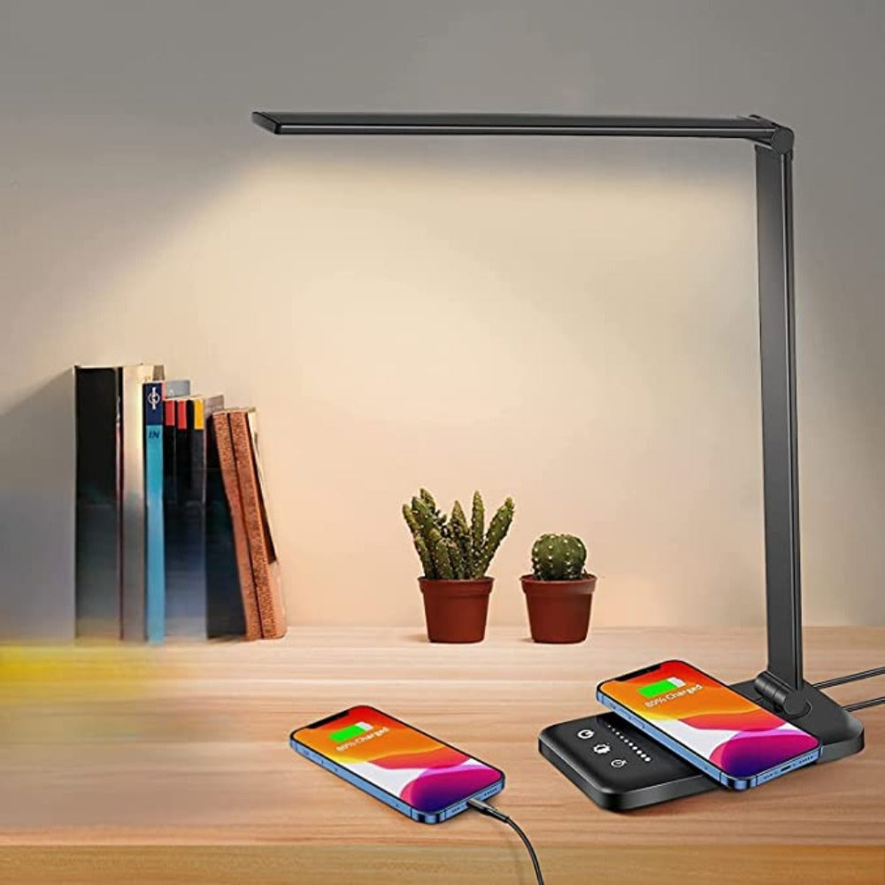 Instelbare LED bureaulamp met USB oplaadpoort