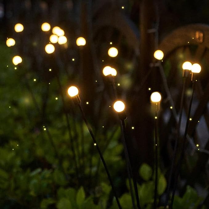Zwevende solar tuinlampen met vuurvliegeffect