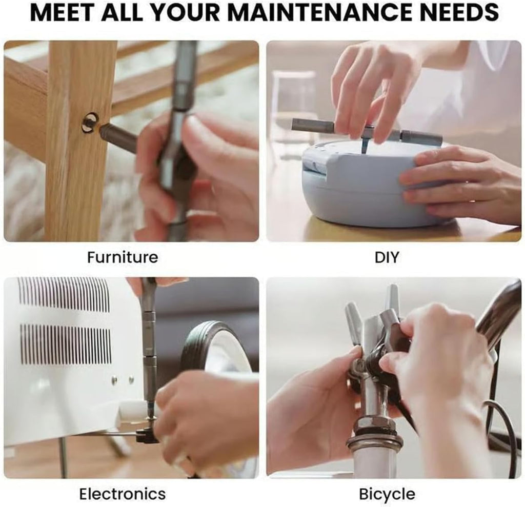 42-in-1 magnetische schroevendraaierset – precisie reparatieset met bits